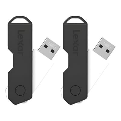 Pack De 2 Memorias USB Lexar 128GB 3.0 Retráctil Negro - $349.00 en Mercado Libre | PrecioMX