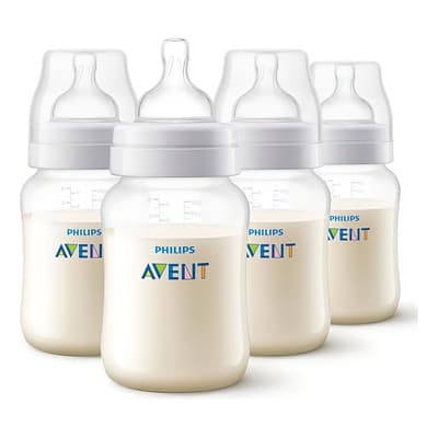 Philips Avent Biberón Anticolic 9 Oz/260ml 1 M+ 4 Pzs Color Transparente Natural - $514.19 en Mercado Libre | PrecioMX
