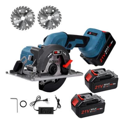 Sierra Circular Eléctrica Inalámbrica Madera Con 2 Baterías Dos Discos Guantes - $864.00 en Mercado Libre | PrecioMX