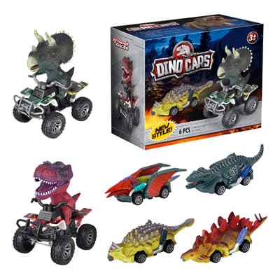 Carritos Dinosaurio Inercia Pack 6 Unidades Simuky Juguetes Niños Verde Oscuro - $193.51 en Mercado Libre | PrecioMX