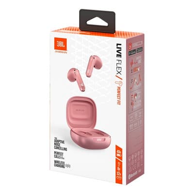 Audífonos Inalámbricos Jbl Live Flex Nc Bluetooth Color Rosa