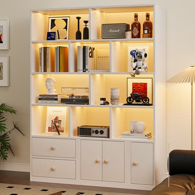 Librero Organizador Estante Moderno Multiusos Home-office