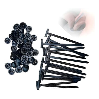 100 Pcs Cinchos Para Tolvas,nylon Universal Cable Tie Buckle Negro - $45.32 en Mercado Libre | PrecioMX