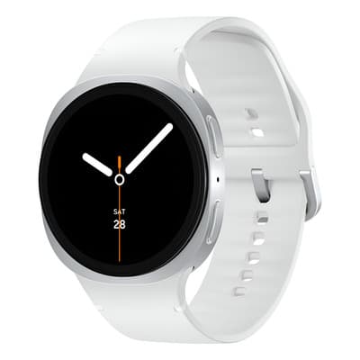 Samsung Galaxy Watch 8 44mm Blanco Milanés Plata Plata