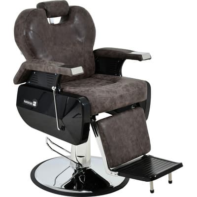 Sillon Barbero Peluqueria Silla Barberia Estetica Rudo Color Café Reclinable Redonda - $5,091.53 en Mercado Libre | PrecioMX