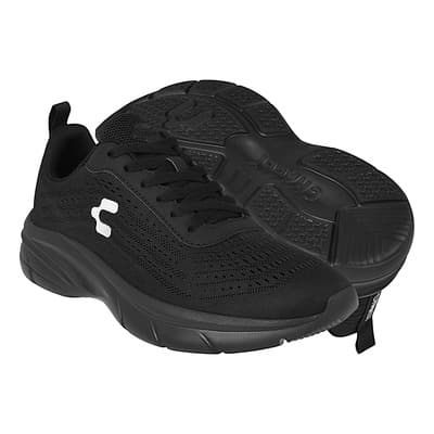 Tenis Charly Hombre 1087621001 Textil Negro