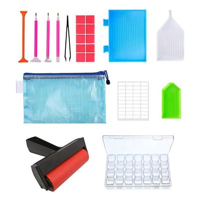 Kit De Herramientas De Pintura Con Diamantes En 5d De 22 Unidades, Roller Diy Art Painting Accesorios - $196.35 en Mercado Libre | PrecioMX