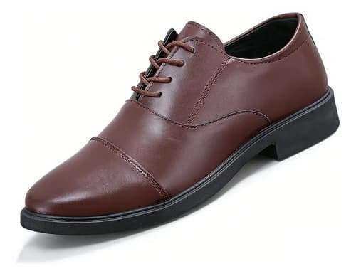 Lauly® Zapatos De Vestir Hombre Casual Caballero Negro Marró - $188.00 en Mercado Libre | PrecioMX