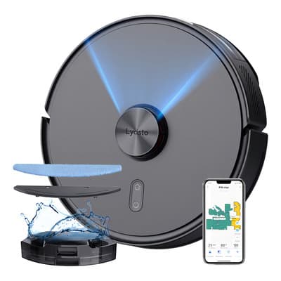 Aspiradora Y Trapeadora Robot Inteligente Xiaomi Lydsto R1d Edge Color Negro