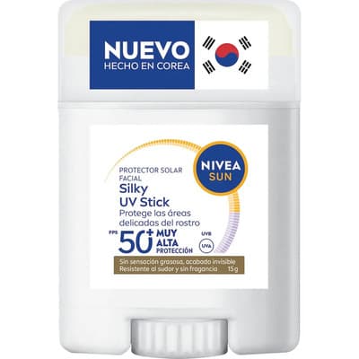 Silky Uv Stick Nivea Sun Protector Solar Facial En Barra Fps50+ Acabado Invisible 15g - $213.75 en Mercado Libre | PrecioMX