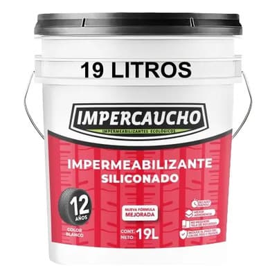 Impermeabilizante Ecológico Siliconado Impercaucho 19l Aislante Térmico Blanco Mate - $799.00 en Mercado Libre | PrecioMX