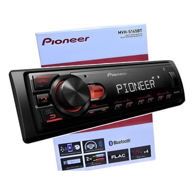 Pioneer Mvh-s145bt 1 Din Bt Usb 50wx4 Display Va Lcd