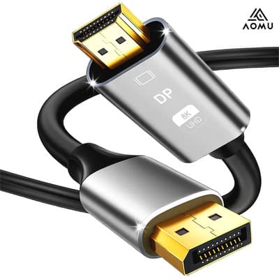 Cable De Conexión Dp A Hdmi Para Monitores De Gaming 8k 60hz, 4k/2k 165hz, 1.8m Cable De Conexión Para Monitor De Alta Definición Versión Dp 1.4 Aomu - $198.00 en Mercado Libre | PrecioMX