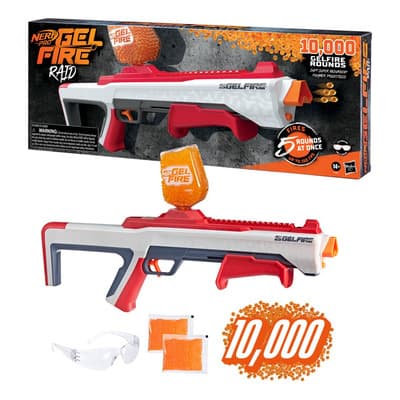 Lanzador Nerf Pro Gelfire Raid, 10.000 Recargas De Gel +14 Naranja Rojo - $749.00 en Mercado Libre | PrecioMX