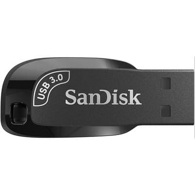 Unidad flash Sandisk SDCZ410-128g Usb 3.0 Ultra Shift negra de 128 GB