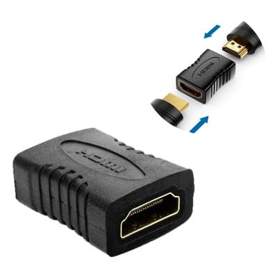 Conector Cople Hdmi Hembra A Hembra Une Dos Cables Hdmi - $65.99 en Mercado Libre | PrecioMX