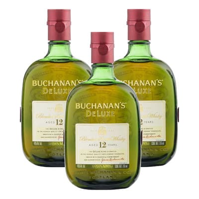 Whisky Buchanan's Deluxe 12 Años Blended 750 Ml 3pack - $1,949.00 en Mercado Libre | PrecioMX