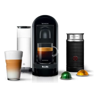 Cafetera Nespresso Vertuoplus Breville Negra