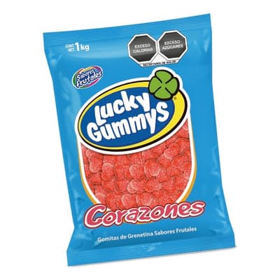 Gomitas Frutales Corazones Lucky Gummys 1kg - $98.47 en Mercado Libre | PrecioMX