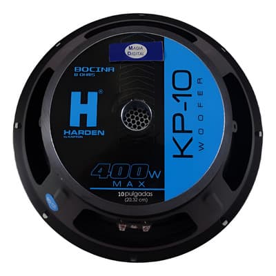 Bocina 10 Pulgadas Harden Kp-10 400w 8 Ohms Medios Bajos Color Negro - $669.00 en Mercado Libre | PrecioMX