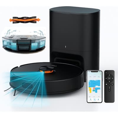 Robot Aspiradora Trapeadora Barredora Inteligente Con Base Autovaciado Fika Smart Wifi App Color Negro - $3,799.00 en Mercado Libre | PrecioMX
