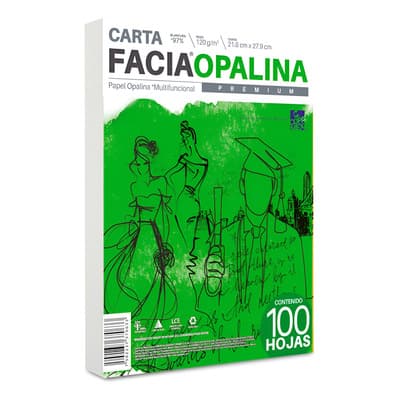 Papel Facia Opalina Copamex Blanca 120 G Carta 100 Hojas Color Blanco - $81.00 en Mercado Libre | PrecioMX