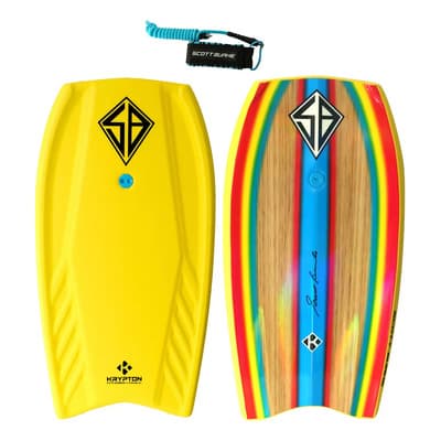 Tabla Bodyboard 42 Boogie Krypton Scott Burke Con Correa Color Arcoiris Amarillo - $1,106.00 en Mercado Libre | PrecioMX