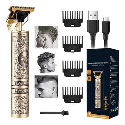 Rasuradoras Eléctricas Cortadora De Lagom Yyt-010 Pelo Profesional Rasuradora Eléctrica Barba Máquina Para Cortar Cabello Potencia 7000 Rpm Esqueleto Impermeable Y Sin Cuerda Viene Con 4 Peines Dorado - $95.20 en Mercado Libre | PrecioMX