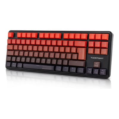 Terport 80% Teclado Mecánico Inalámbrico Gasket Rgb, Bt/2.4g/cableado, Switch Ultraligero Hotswap, Full-antighosting,... Rojo Inalámbrico Español Latinoamérica - $852.82 en Mercado Libre | PrecioMX