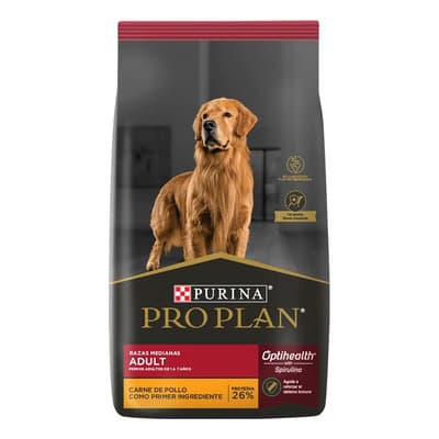 Alimento Pro Plan Optihealth Raza Mediana Para Perro Adulto De Raza Mediana Sabor Pollo Y Arroz De 7.5 Kg - $1,169.00 en Mercado Libre | PrecioMX