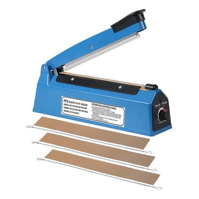 Selladora De Bolsas Rexqualis 20cm 450w 8 Ajustes De Temperatura Ancho 2mm Mantenga Los Alimentos Frescos Sella Plástico... Azul - $290.82 en Mercado Libre | PrecioMX