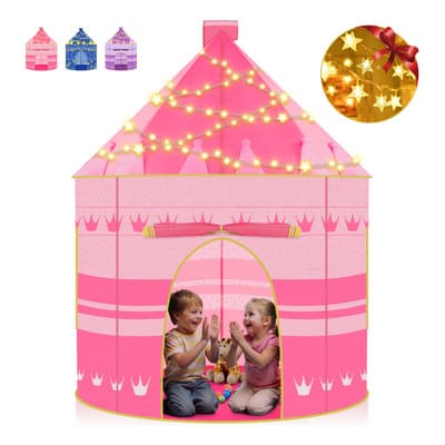 Juego De Casa Plegable Portátil Zelany-j-3 Para Niñas Con Luz Color Rosa - $185.00 en Mercado Libre | PrecioMX
