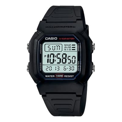 Reloj Casio Digital W-800h-1av Caballero Original Negro Blanco - $539.00 en Mercado Libre | PrecioMX