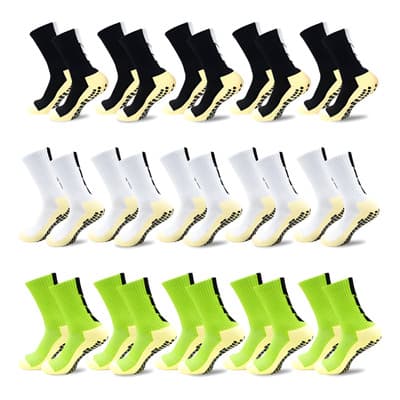 15 Par Calcetin Media Deportivos Fútbol Antideslizantes