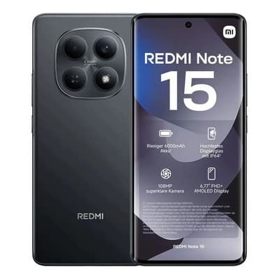 Teléfono celular Xiaomi Redmi Note 15 4G Dual Sim 128/6gb Ram negro negro
