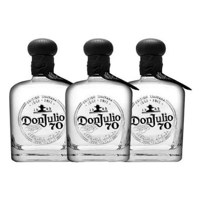 Paquete De 3 Tequila Don Julio 70 Cristalino 700 Ml - $2,278.50 en Mercado Libre | PrecioMX