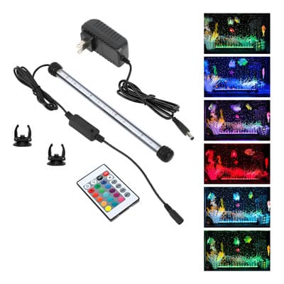 Naiwant® Lámpara Para Peceras Miveni Acuarios 29cm Ip68 Con 16colors 4 Modos Luces Led Sumergible Rgb De Iluminación Dinámica Brillo Ajustable Con Control Remoto Con Controlador - $92.13 en Mercado Libre | PrecioMX