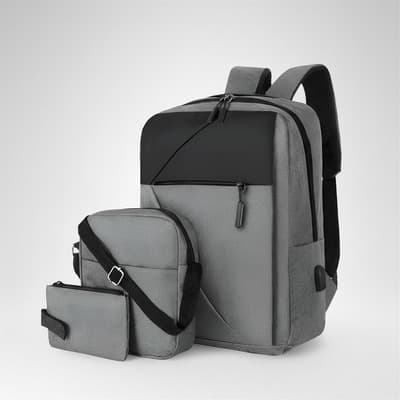 Quanna Mochilas 3pcs Men Zip Para Laptop De 20l Mochila De Viaje Para Laptop, Con Puerto Carga Usb, Ideal Para Negocios,... Rayas - $188.54 en Mercado Libre | PrecioMX