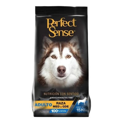Perfect Sense Adulto Mlb 15 Kg. Perfect Sense Adulto Raza Mediana Y Grande Alimento Premium Para Perros Croquetas Con Pollo, Omega 3, Prebióticos Y Cuidado Articular