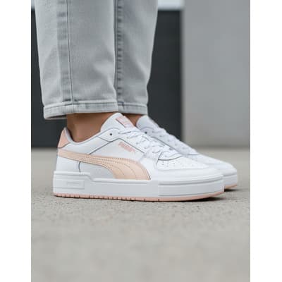 Tenis Puma Ca Pro Classic Sneakers Mujer - 38019043 Blanco / Rosa Casuales Uso Diario Urbanos