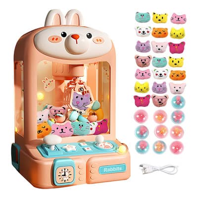 Mini Máquina De Garras Para Niños Juguete Peluche Con Sonido, Juego Maquina De Garras Con 20 Muñecos Y 10 Bolas, Máquina Garra Mini Agarrador Con Usb Para Fiesta, Cumpleaños, Regalo Rosa Estilo Conejo - $463.79 en Mercado Libre | PrecioMX