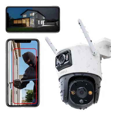 Cámara De Seguridad Cruiser Dual 6mp Imou Detección Humanos Color Blanco - $1,029.00 en Mercado Libre | PrecioMX