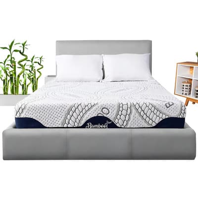 Colchón Individual de espuma Memory Foam Garantizado por 10 años | Colchones Memory Dream con tela de fibras de Bamboo en caja con funda lavable