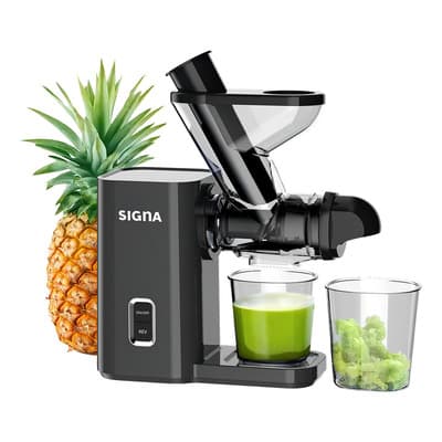 Extractor Exprimidor Jugos Eléctrico Lento Vaso 250ml 350w Signa Color Negro - $699.00 en Mercado Libre | PrecioMX