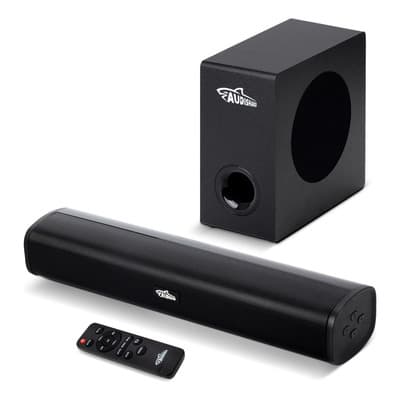 Barra De Sonido Con Subwoofer 200w Home Theater 2.1 Canales Teatros Encasa Audishako Bs-800 Con Bluetooth Control Remoto, Usb/hdmi-arc/aux/óptico/coaxial Negro 20hz-20khz - $1,198.63 en Mercado Libre | PrecioMX