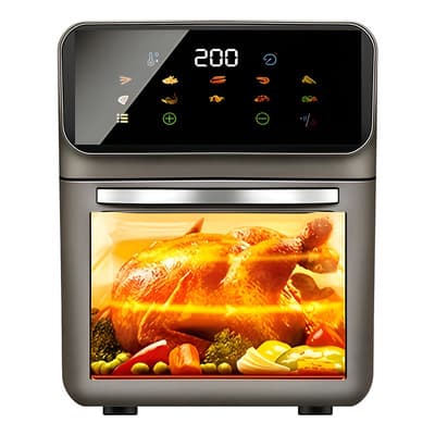 Kaxws Freidora De Aire Multifunción De Horno De Aire De 15l Electrodomesticos Freidora Princess+rostizador+deshidratad Freidora Betterware Papas Para Freir Congeladas Negro