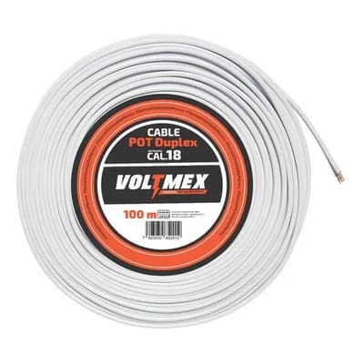 Cable Pot Duplex Calibre 18 100 Metros Blanco - $297.00 en Mercado Libre | PrecioMX