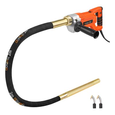 Goxawee® Vibrador Eléctrico Con 2m Chicote Para Concreto 1600w 13000 Vpm Herramienta De Vibración De Construcción, Columnas De Hormigón, Carreteras, Vallas Y Trabajos De Ingeniería Personal - $1,336.50 en Mercado Libre | PrecioMX