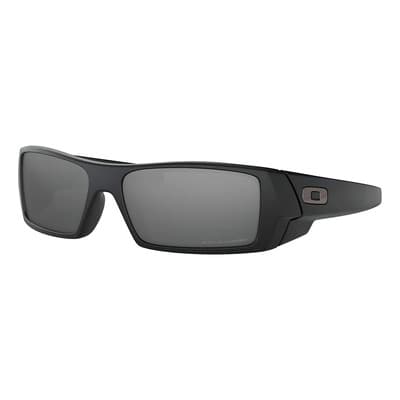 Anteojos de sol polarizados Oakley Sol Gascan talle Standard armazón matte black y lente black