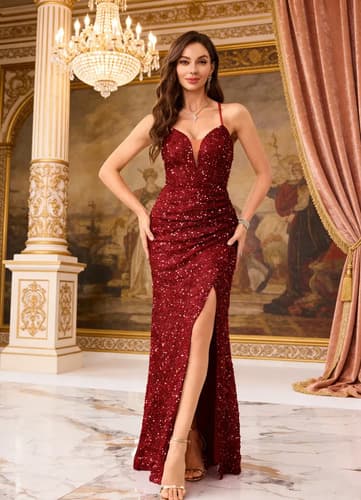 Sexy Vestido De Noche Con Lentejuelas Mujer 241030 - $555.94 en Mercado Libre | PrecioMX